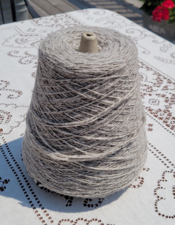 1-Ply Light Natural Gray Heather - 1 lb. Cone