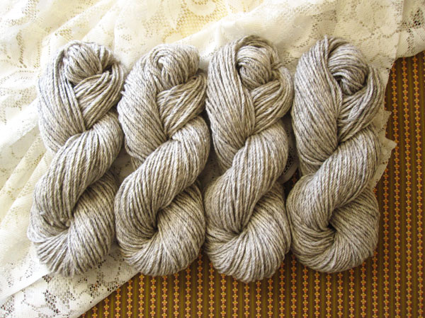 3-Ply Light Natural Gray Heather - Lovely New Lot!