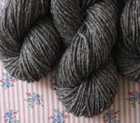 3-Ply Dark Natural Gray Heather - Lovely New Lot! - More Details