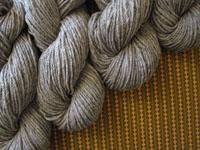 Heavy 3-ply Natural Gray Heather - More Details