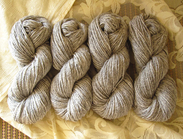 Light Natural Gray Heather - 100% Merino - Lovely New Lot!