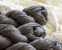 Natural Gray Heather - Worsted Wt. 100% merino - More Details