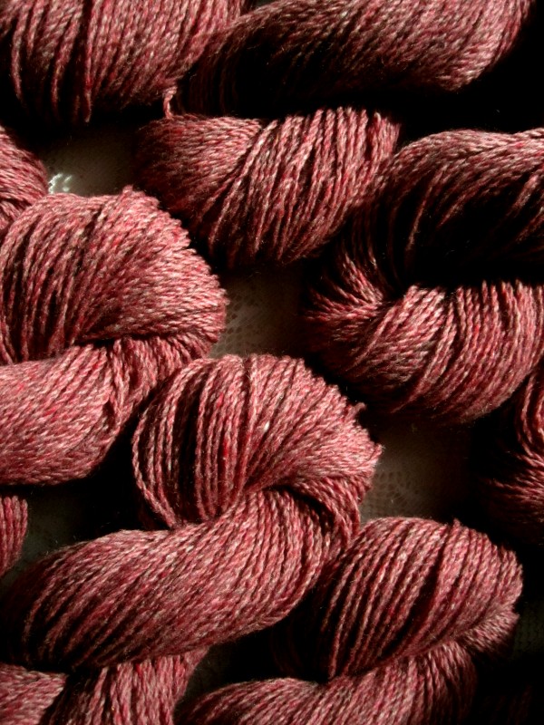 Hollyhock Heather - 35% Kid, 65% Merino (out of stock)
