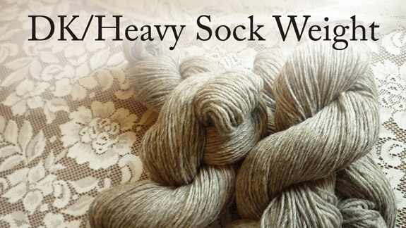 - 3-Ply DK/Heavy Sock Weight