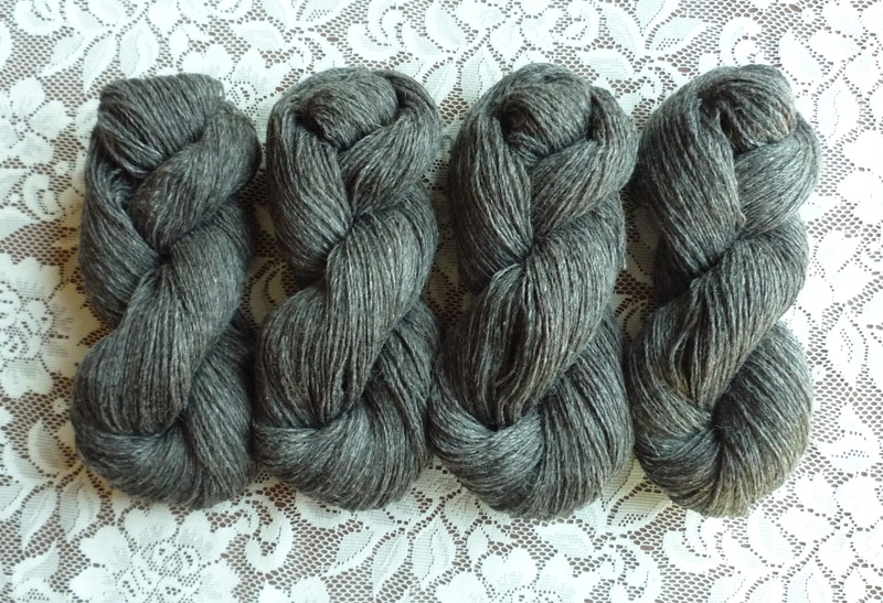 Dark Natural Gray Heather  - Sock/Sport Wt. - Lovely New Lot!