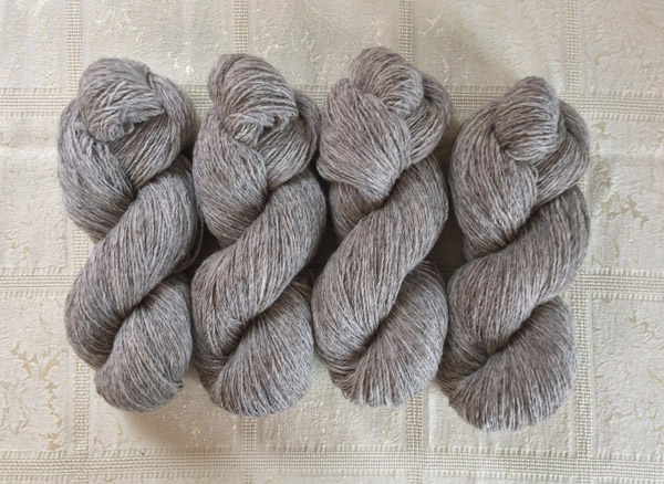 Light Natural Gray Heather - Sock/Sport Wt. - Lovely New Lot!