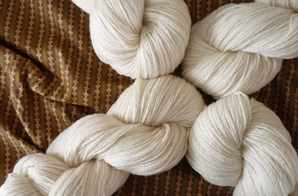 Natural Cream - 2-ply Sock/Sport Wt. - (out of stock) Natural Cream - 2-ply Sock/Sport Wt. - (out of stock)