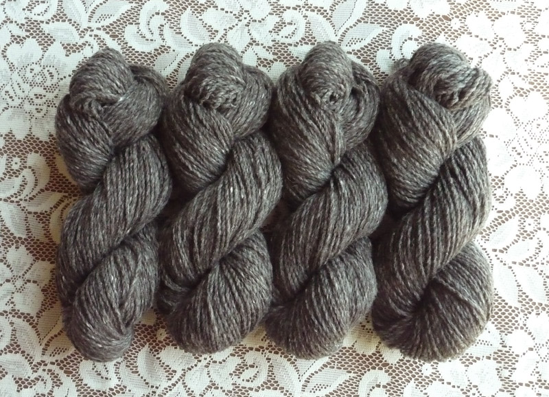 Dark Natural Gray Heather - Worsted Wt.