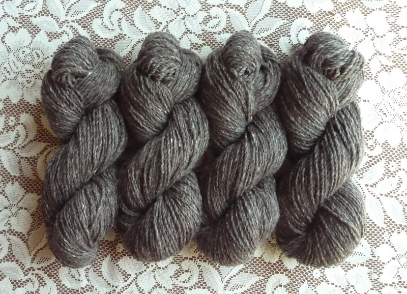 Dark Natural Gray Heather - Worsted Wt. (6 available) Dark Natural Gray Heather - Worsted Wt. (6 available)